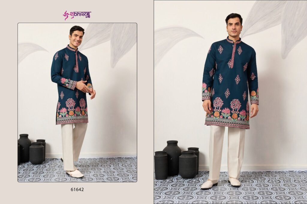 Latest Shubhvastra The Grand Kurta Viscose Silk Thread Work Kurta And Pant Collection Wholesale 2026