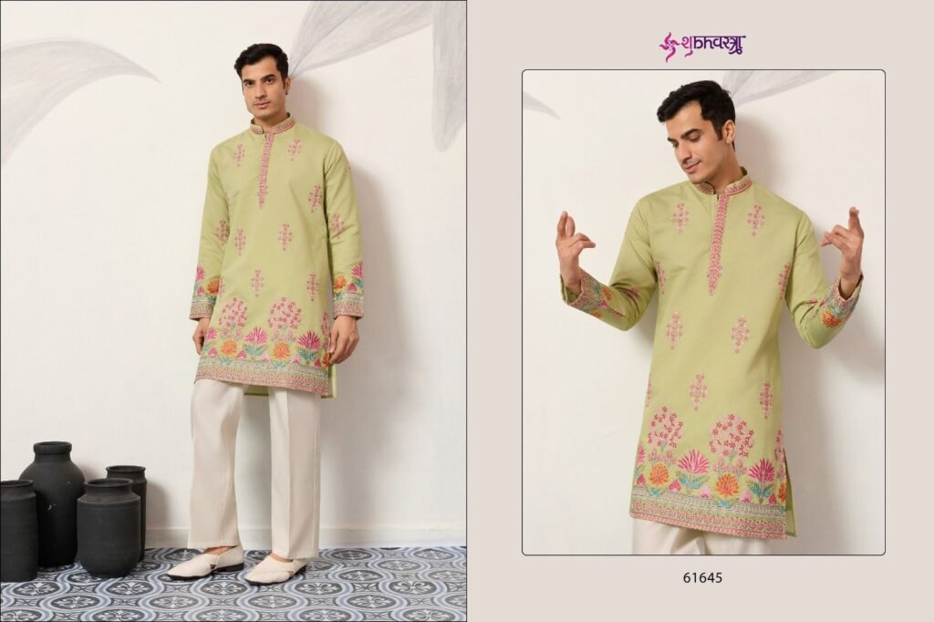 Latest Shubhvastra The Grand Kurta Viscose Silk Thread Work Kurta And Pant Collection Wholesale 2026