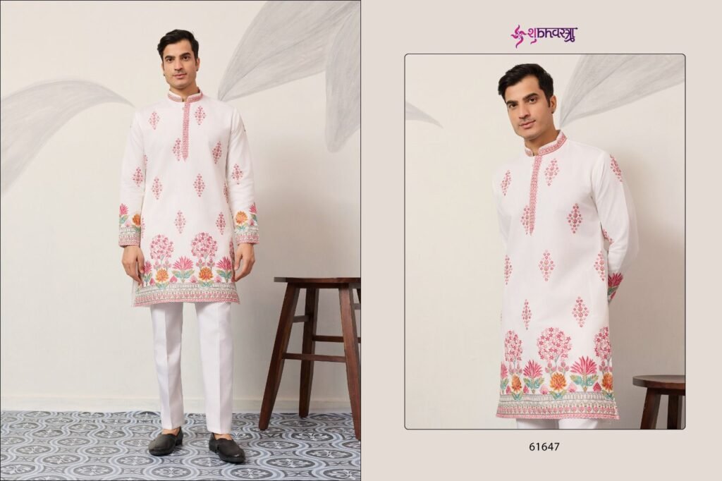 Latest Shubhvastra The Grand Kurta Viscose Silk Thread Work Kurta And Pant Collection Wholesale 2026