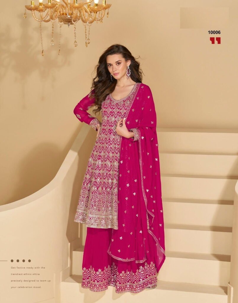 Latest Sargam Super Hit 10004 Series Georgette Salwar Kameez Collection Wholesale 2026