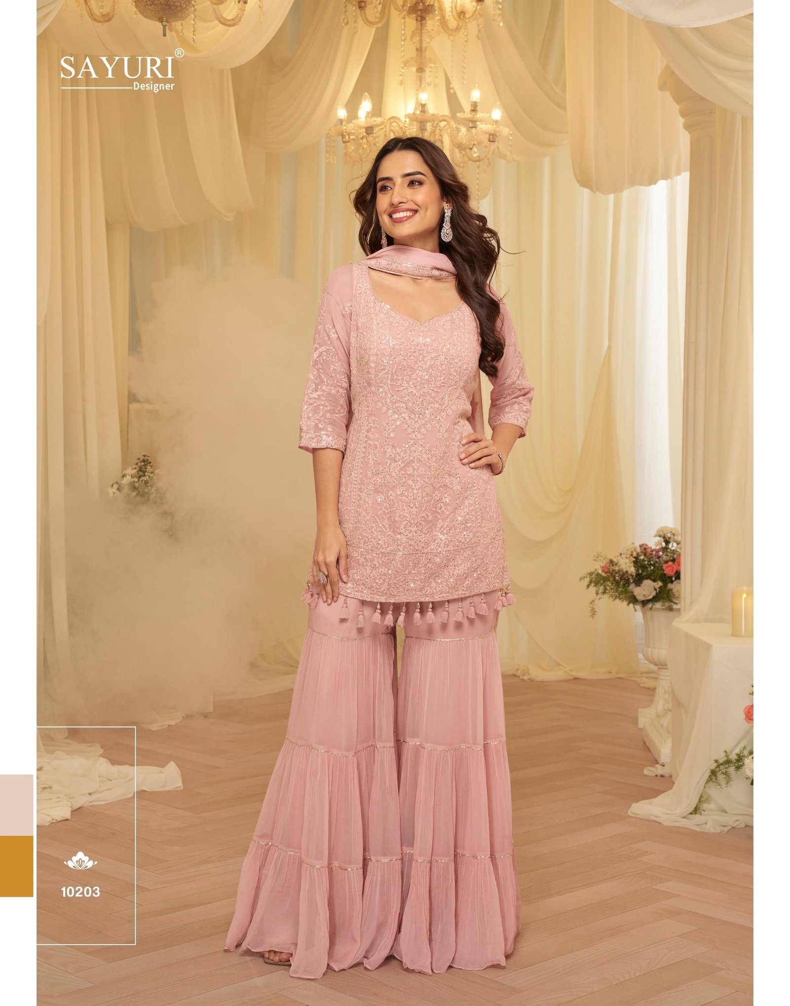 Sayuri Asmita Georgette With Chikankari Embroidered Designer Salwar Kameez Wholesale 5 Sayuri Asmita Georgette With Chikankari Embroidered Designer Salwar Kameez Wholesale