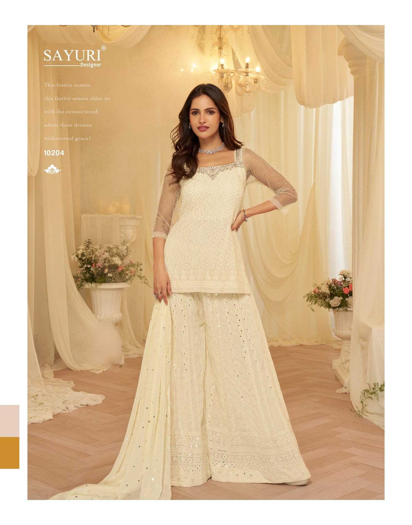 Sayuri Asmita Georgette With Chikankari Embroidered Designer Salwar Kameez Wholesale 6 Sayuri Asmita Georgette With Chikankari Embroidered Designer Salwar Kameez Wholesale