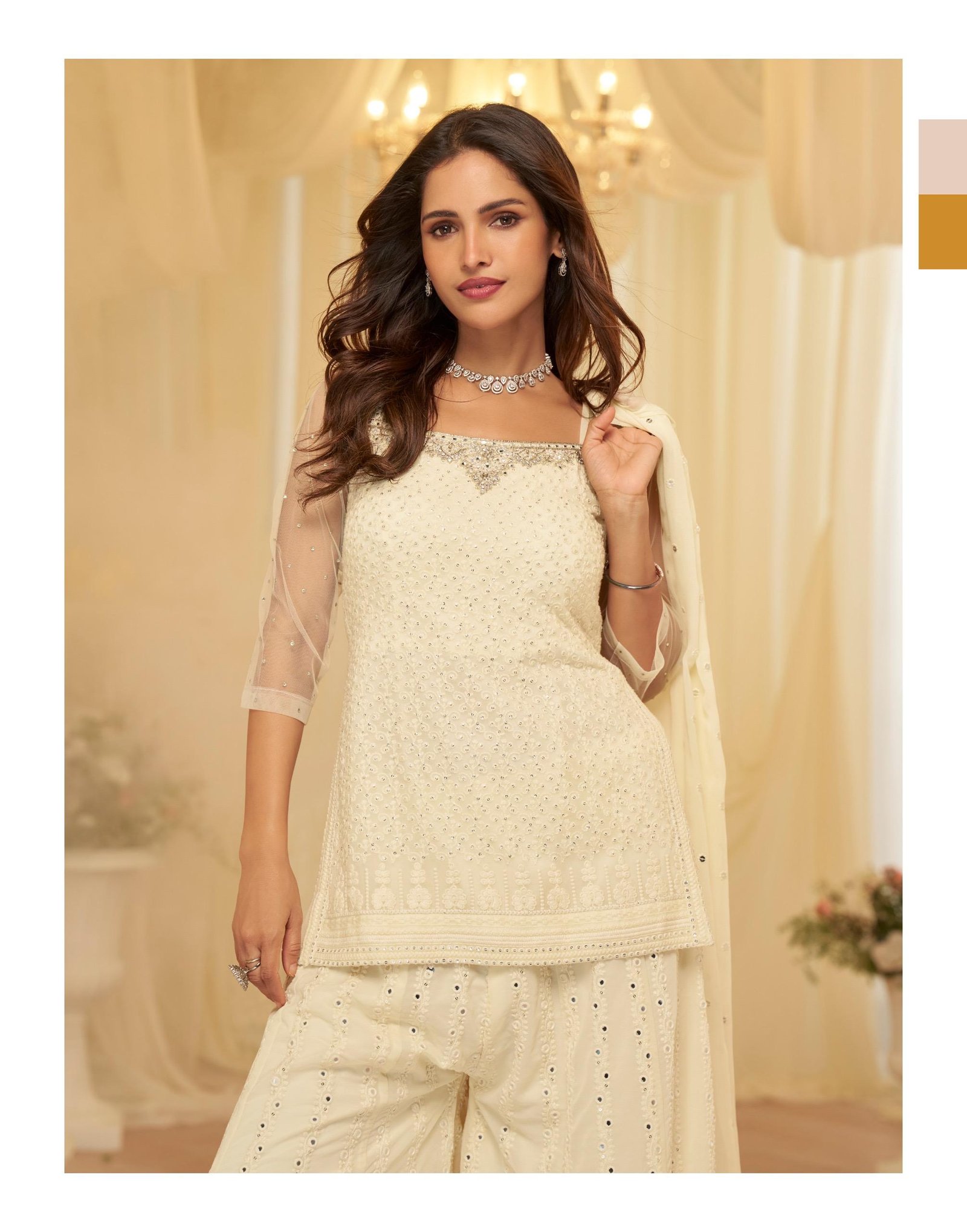 Sayuri Asmita Georgette With Chikankari Embroidered Designer Salwar Kameez Wholesale 8 Sayuri Asmita Georgette With Chikankari Embroidered Designer Salwar Kameez Wholesale