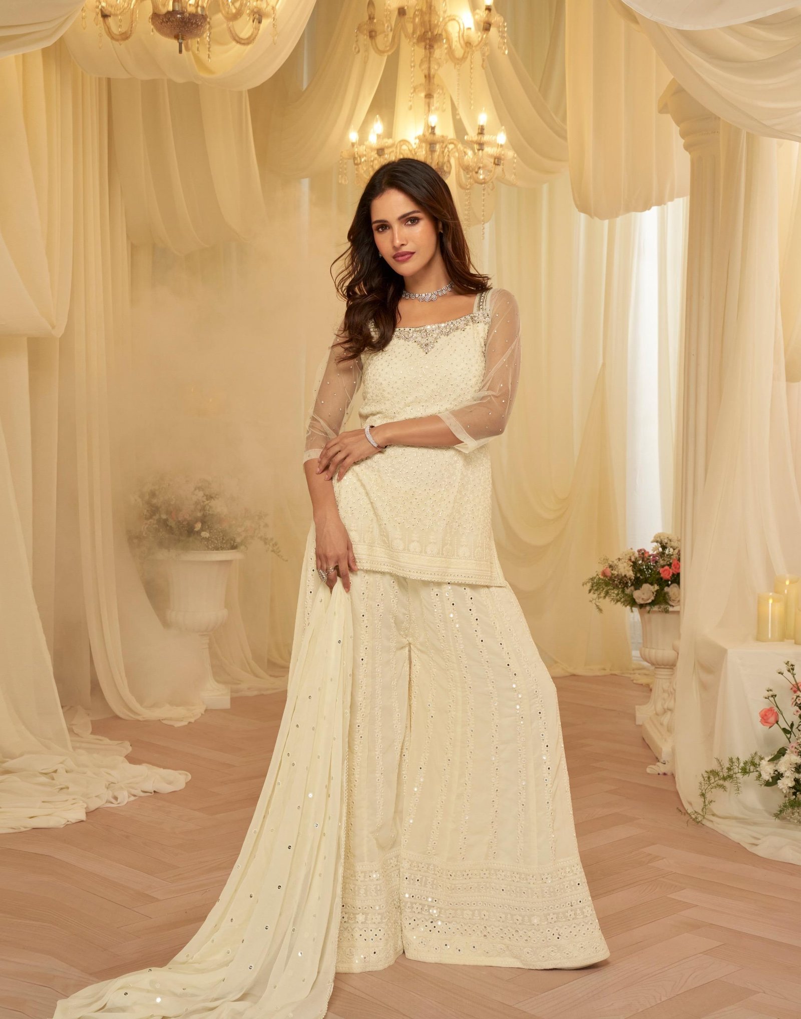 Sayuri Asmita Georgette With Chikankari Embroidered Designer Salwar Kameez Wholesale 9 Sayuri Asmita Georgette With Chikankari Embroidered Designer Salwar Kameez Wholesale