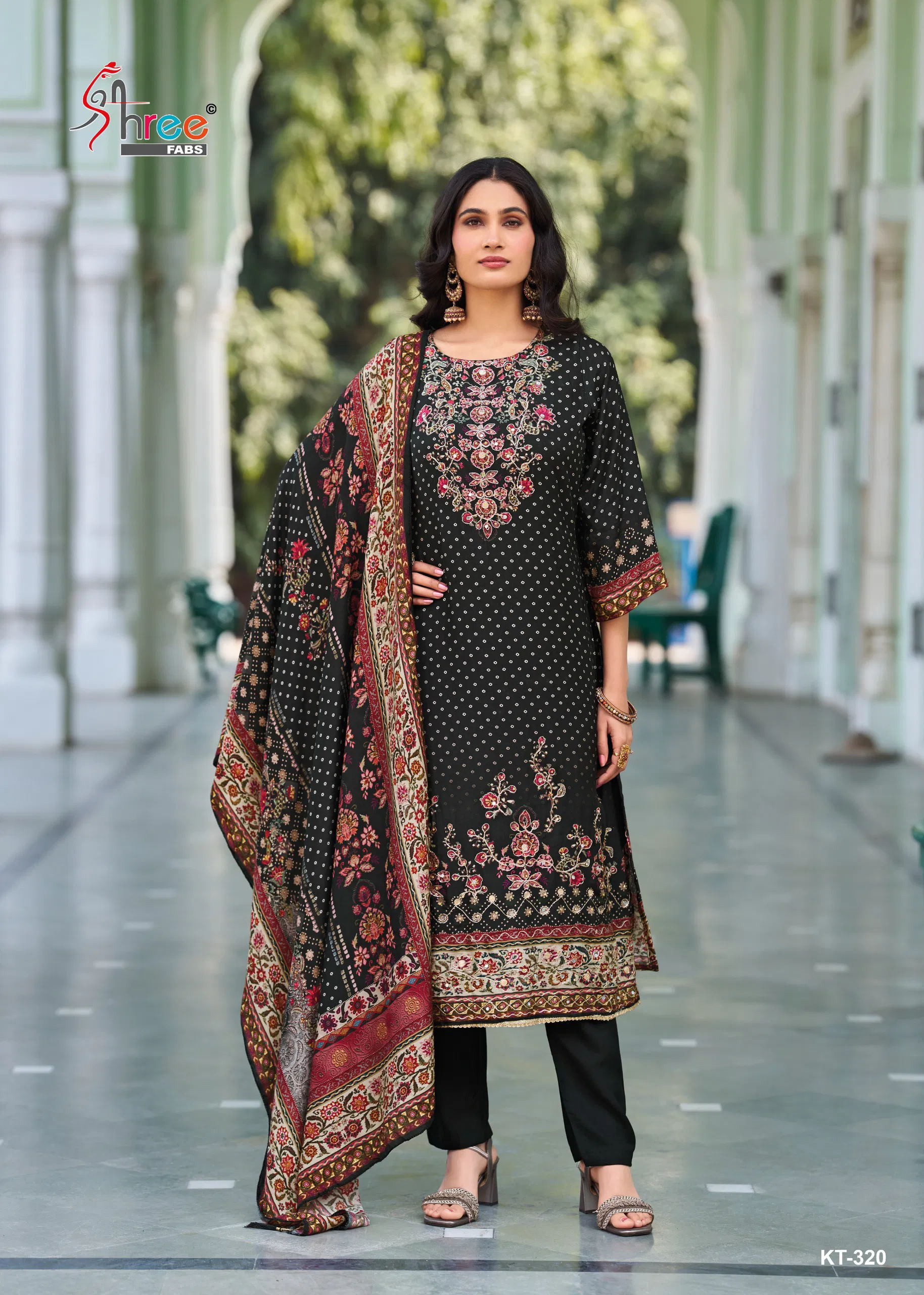 Shree Kt 320 A To D Viscose Muslin Digital Print Salwar Kameez Wholesale