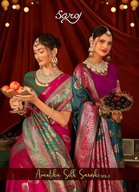 Saroj Avantika Silk Saroski Vol 2 Silk Saree Collection Wholesale