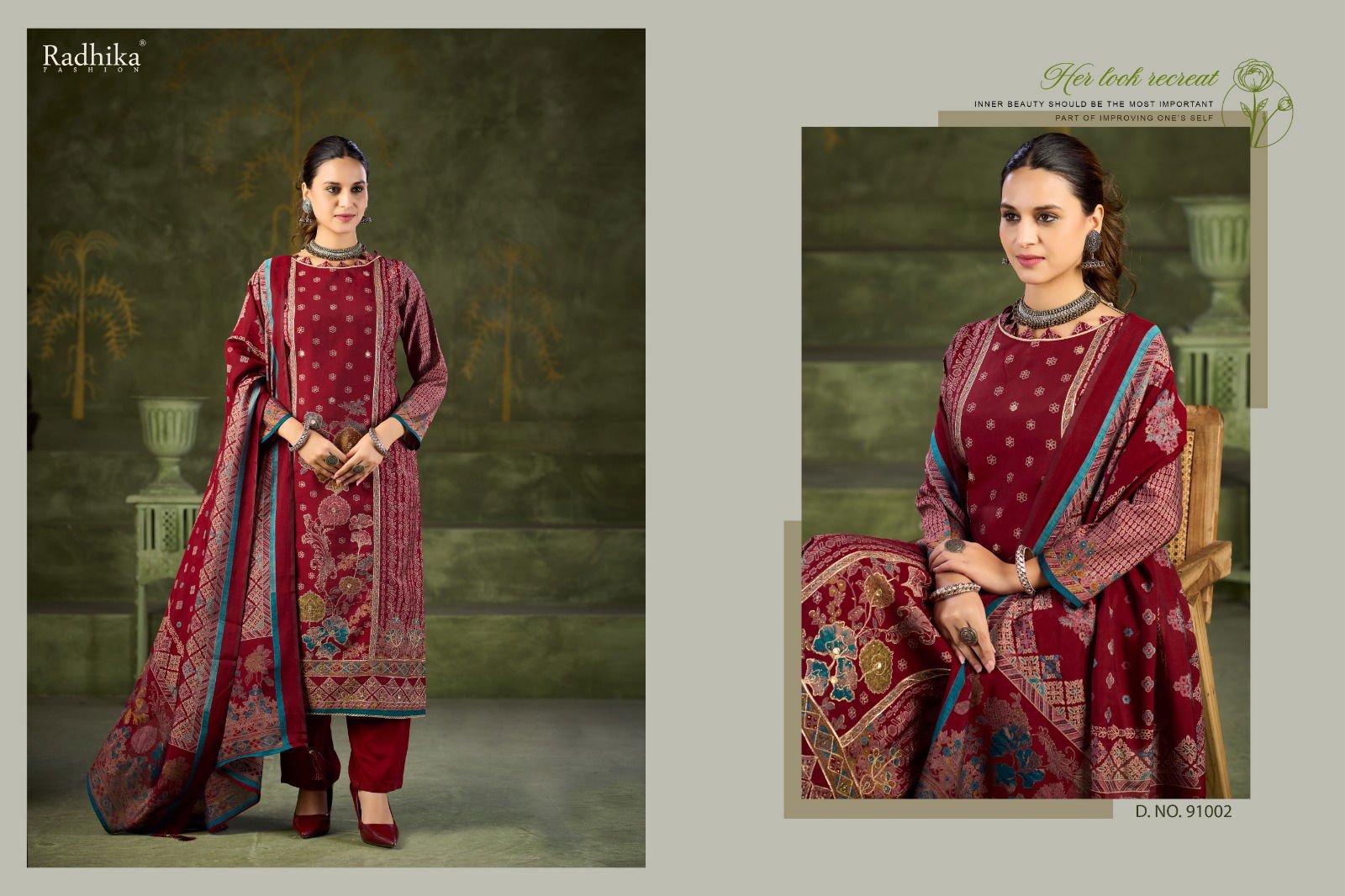 Radhika Azara Beauty Silk Vol 9 Modal Muslin Print Dress Material Wholesale 5 Radhika Azara Beauty Silk Vol 9 Modal Muslin Print Dress Material Wholesale