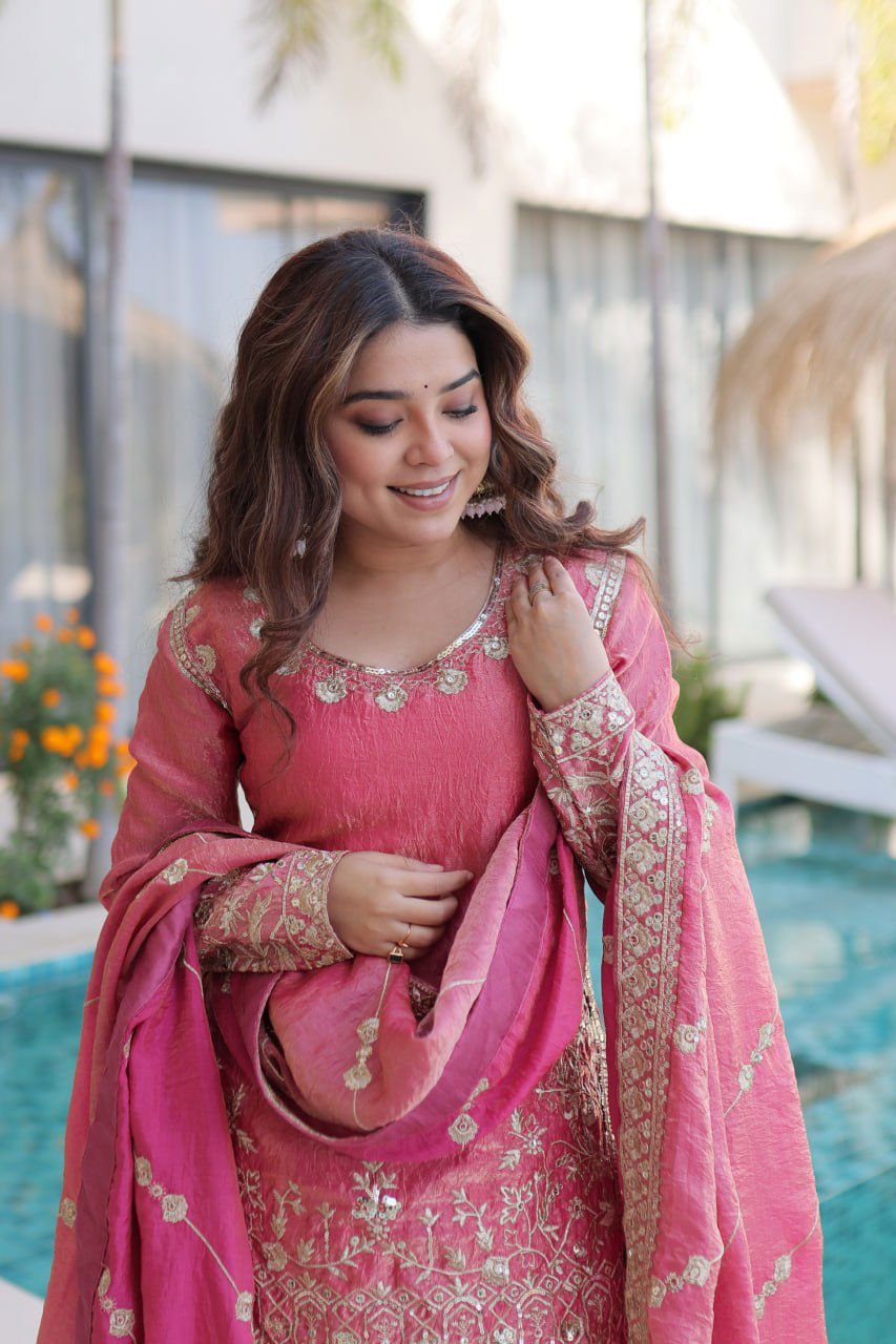 Lw 9320 Fandy Crush Embroidered Sharara Collection Wholesale 6 Latest Lw 9320 Fandy Crush Embroidered Sharara Collection Wholesale 2026