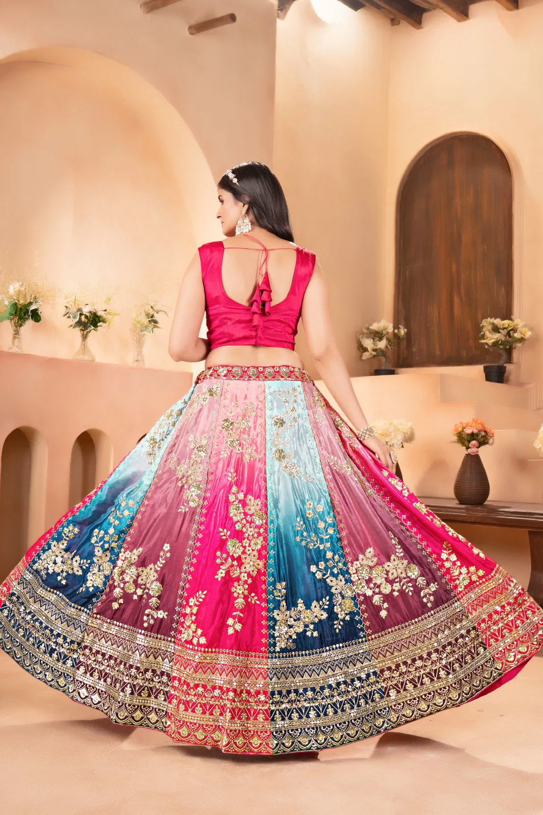 Dv 5122 Multy Colours Lehenga Designer Lehenga Choli Collection Wholesale 5 Dv 5122 Multy Colours Lehenga Designer Lehenga Choli Collection Wholesale