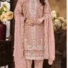 Bilqis B 213 E To H Chiffon With Embroidered Pakistani Salwar Kameez Wholesale