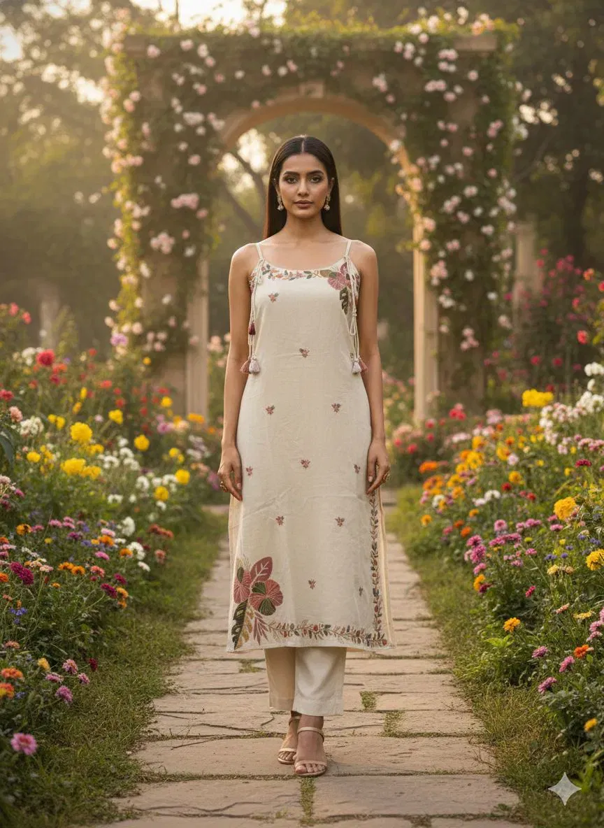 Naisha K 581 Cotton Flex With Embroidery Work Kurti And Pant Collection Wholesale 6 Beautiful Naisha K 581 Cotton Flex With Embroidery Work Kurti And Pant Collection Wholesale 2026