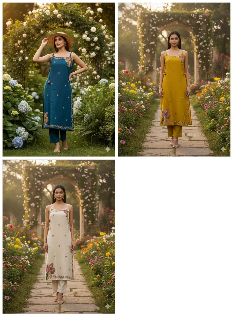 Naisha K 581 Cotton Flex With Embroidery Work Kurti And Pant Collection Wholesale 7 Beautiful Naisha K 581 Cotton Flex With Embroidery Work Kurti And Pant Collection Wholesale 2026