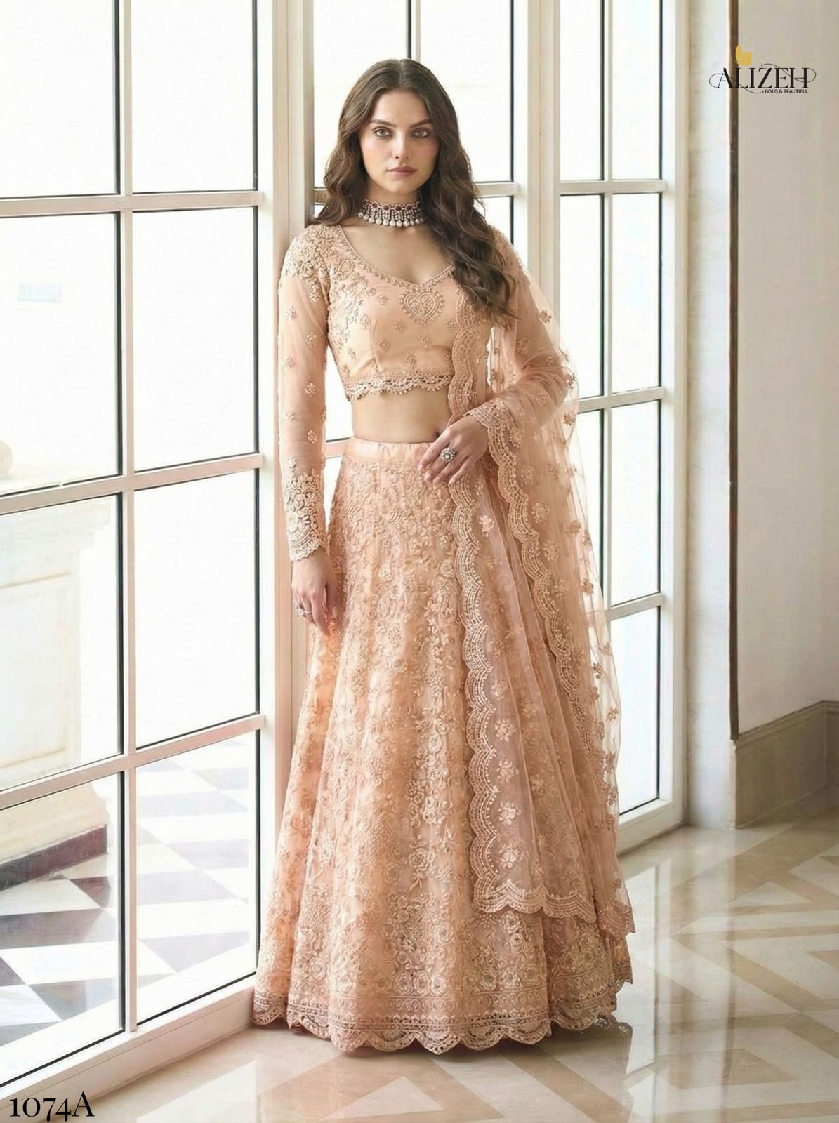 Alizeh Bridal Heritage 1074 Colours Butterfly Net Designer Lehenga Choli Collection Wholesale 4 Latest Alizeh Bridal Heritage 1074 Colours Butterfly Net Designer Lehenga Choli Collection Wholesale 2026