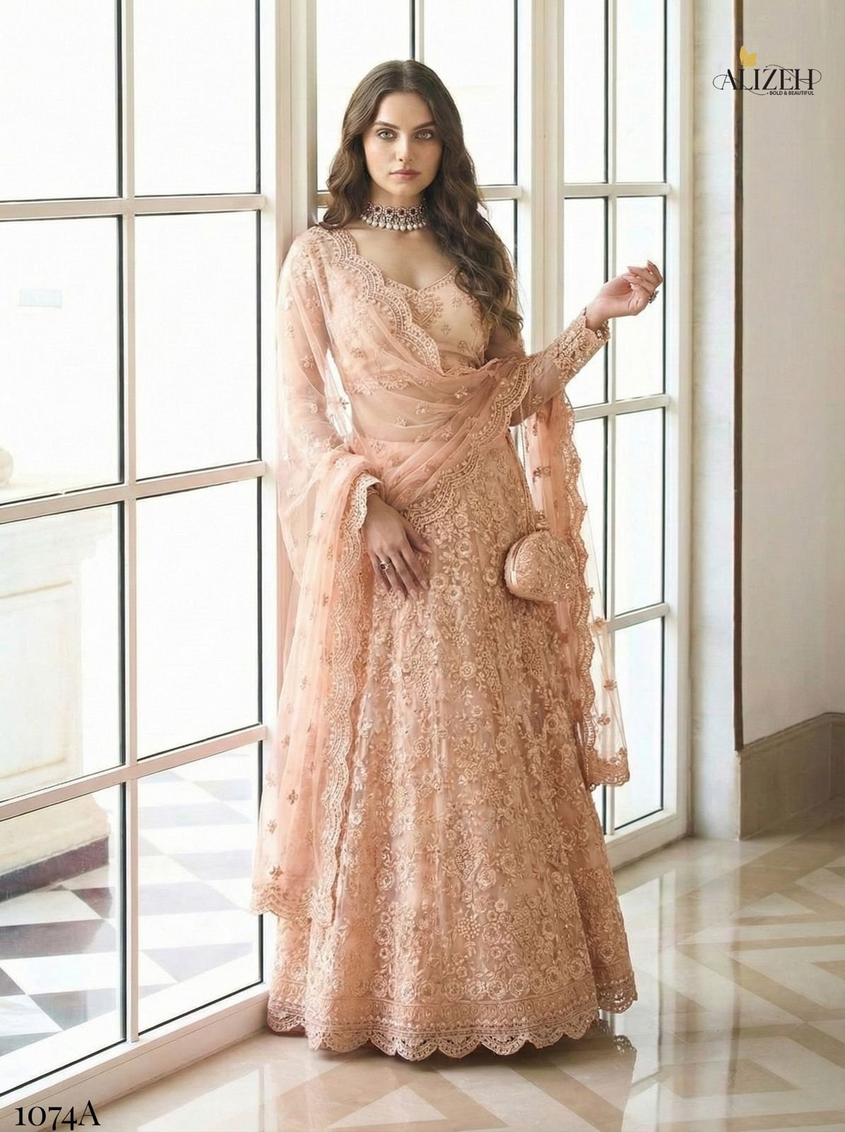 Alizeh Bridal Heritage 1074 Colours Butterfly Net Designer Lehenga Choli Collection Wholesale 5 Latest Alizeh Bridal Heritage 1074 Colours Butterfly Net Designer Lehenga Choli Collection Wholesale 2026