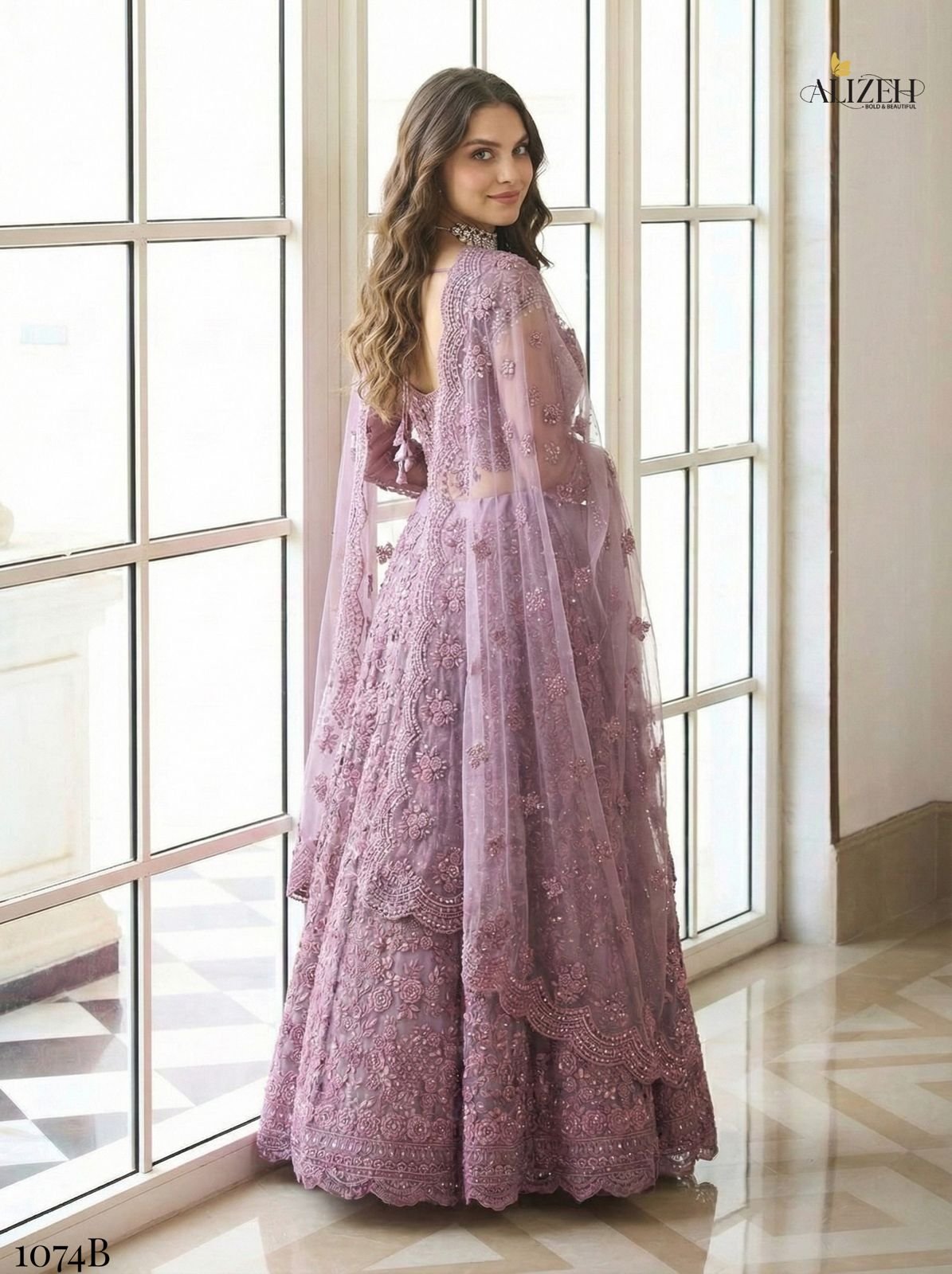 Alizeh Bridal Heritage 1074 Colours Butterfly Net Designer Lehenga Choli Collection Wholesale 9 Latest Alizeh Bridal Heritage 1074 Colours Butterfly Net Designer Lehenga Choli Collection Wholesale 2026
