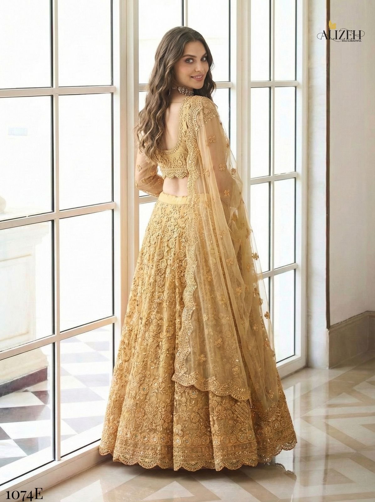 Alizeh Bridal Heritage 1074 Colours Butterfly Net Designer Lehenga Choli Collection Wholesale 14 Latest Alizeh Bridal Heritage 1074 Colours Butterfly Net Designer Lehenga Choli Collection Wholesale 2026