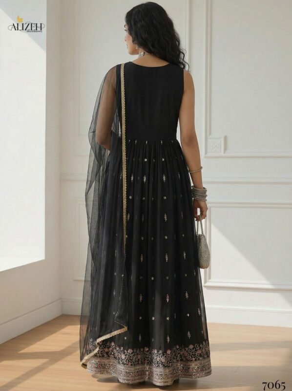 Stylish Alizeh 7062 To 7065 Georgette With Stylish Wear Top Bottom And Dupatta Wholesale 2026