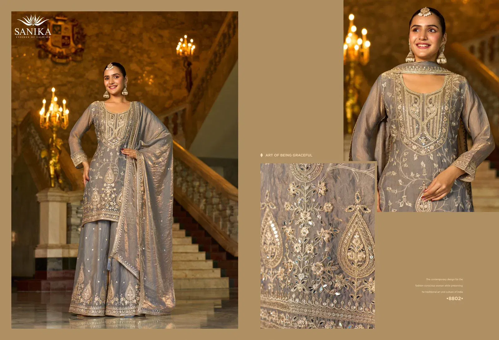 Sanika Ikatra Frendy Silk With Embroidered Work Top Bottom And Dupatta Collection Wholesale 7 Stylish Sanika Ikatra Frendy Silk With Embroidered Work Top Bottom And Dupatta Collection Wholesale 2026
