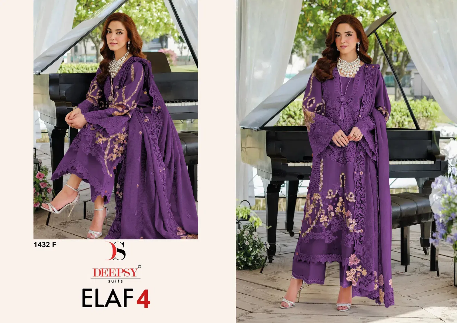 Deepsy Elaf 1432 E To H Cotton With Embroidery Pakistani Salwar Kameez Wholesale 5 Buy Deepsy Elaf 1432 E To H Cotton With Embroidery Pakistani Salwar Kameez Wholesale 2026