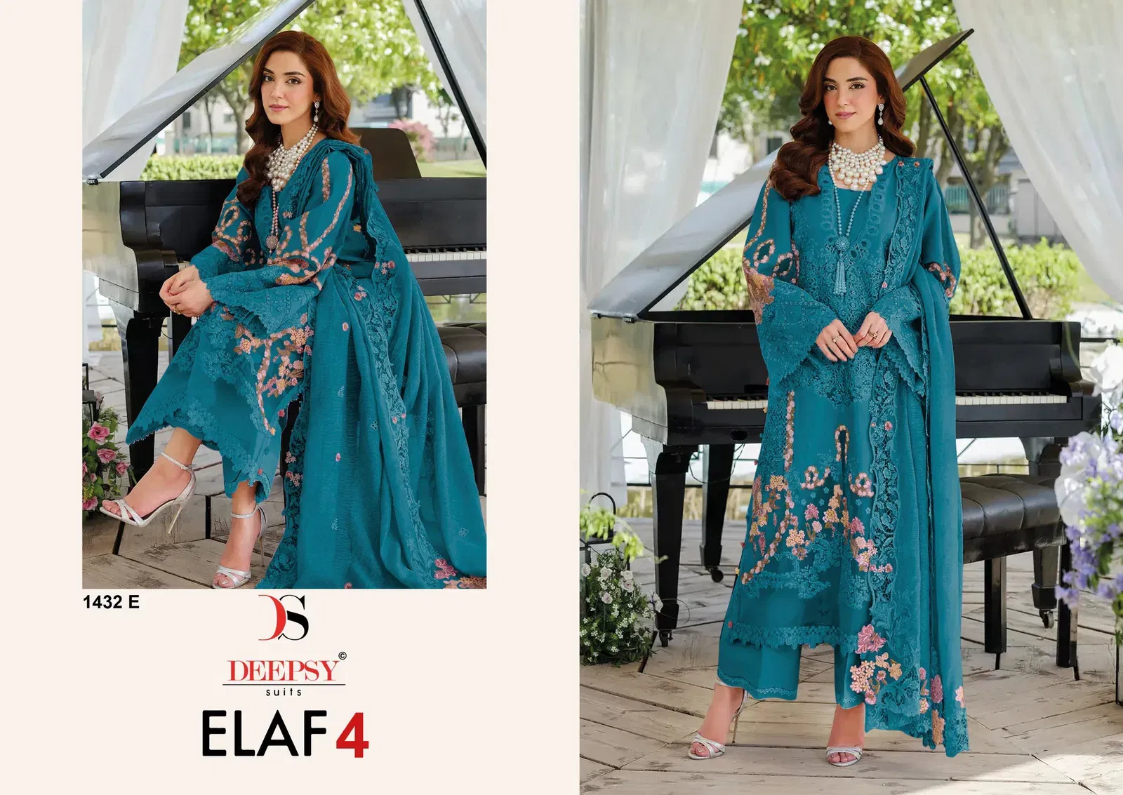 Deepsy Elaf 1432 E To H Cotton With Embroidery Pakistani Salwar Kameez Wholesale 7 Buy Deepsy Elaf 1432 E To H Cotton With Embroidery Pakistani Salwar Kameez Wholesale 2026