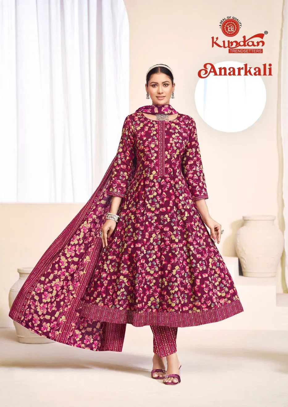 Kundan Anarkali Vol 1 Cotton Anarkali Style Kurti Pant With Dupatta Wholesale 4 Latest Kundan Anarkali Vol 1 Cotton Anarkali Style Kurti Pant With Dupatta Wholesale 2026