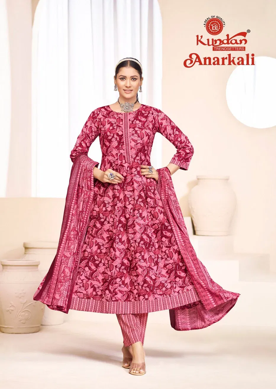 Kundan Anarkali Vol 1 Cotton Anarkali Style Kurti Pant With Dupatta Wholesale 6 Latest Kundan Anarkali Vol 1 Cotton Anarkali Style Kurti Pant With Dupatta Wholesale 2026