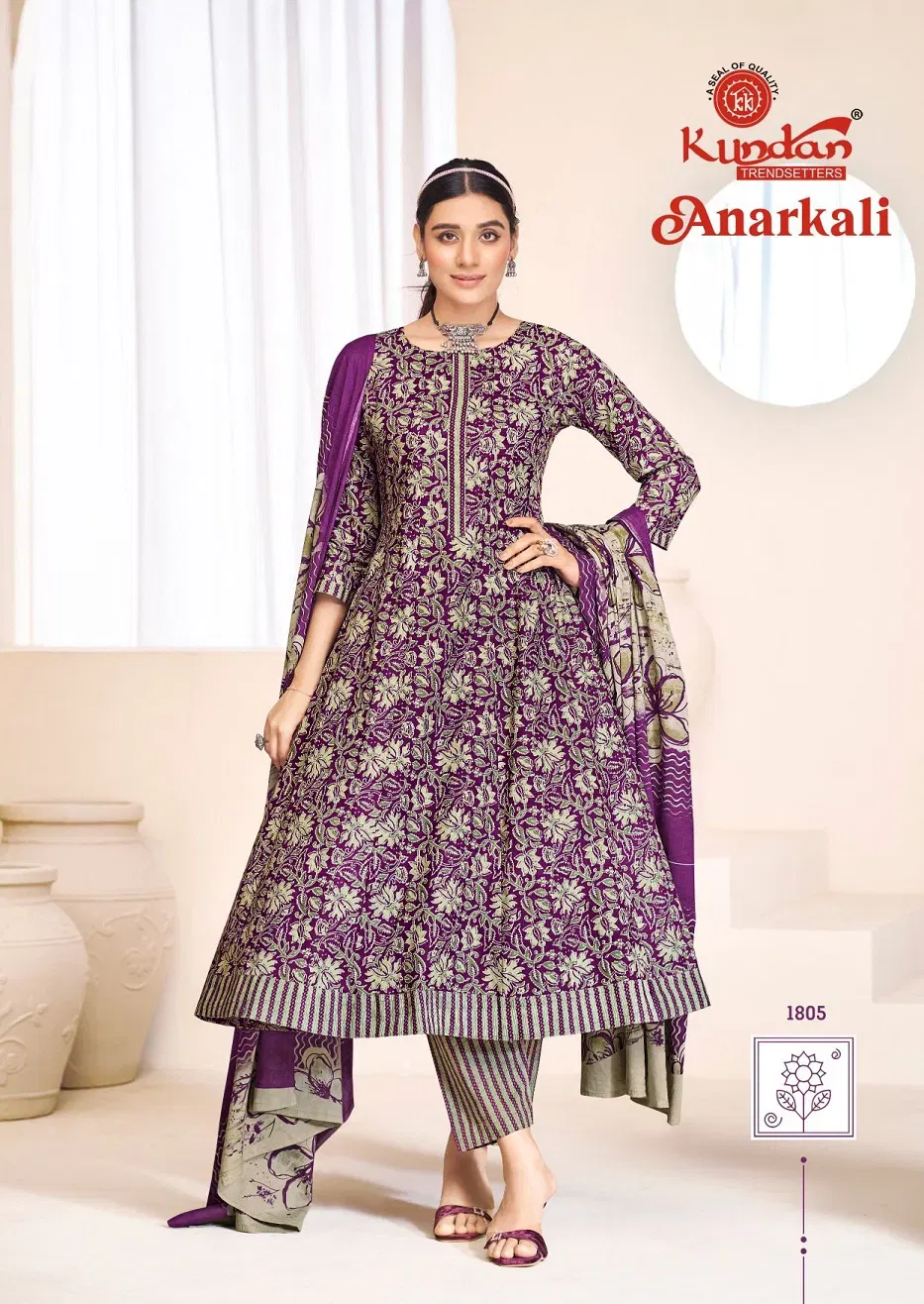 Kundan Anarkali Vol 1 Cotton Anarkali Style Kurti Pant With Dupatta Wholesale 7 Latest Kundan Anarkali Vol 1 Cotton Anarkali Style Kurti Pant With Dupatta Wholesale 2026