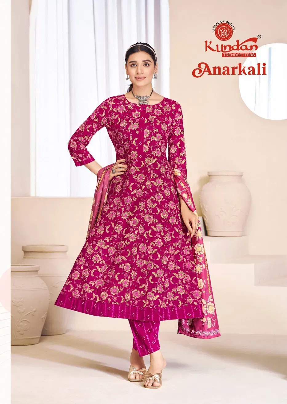 Kundan Anarkali Vol 1 Cotton Anarkali Style Kurti Pant With Dupatta Wholesale 9 Latest Kundan Anarkali Vol 1 Cotton Anarkali Style Kurti Pant With Dupatta Wholesale 2026