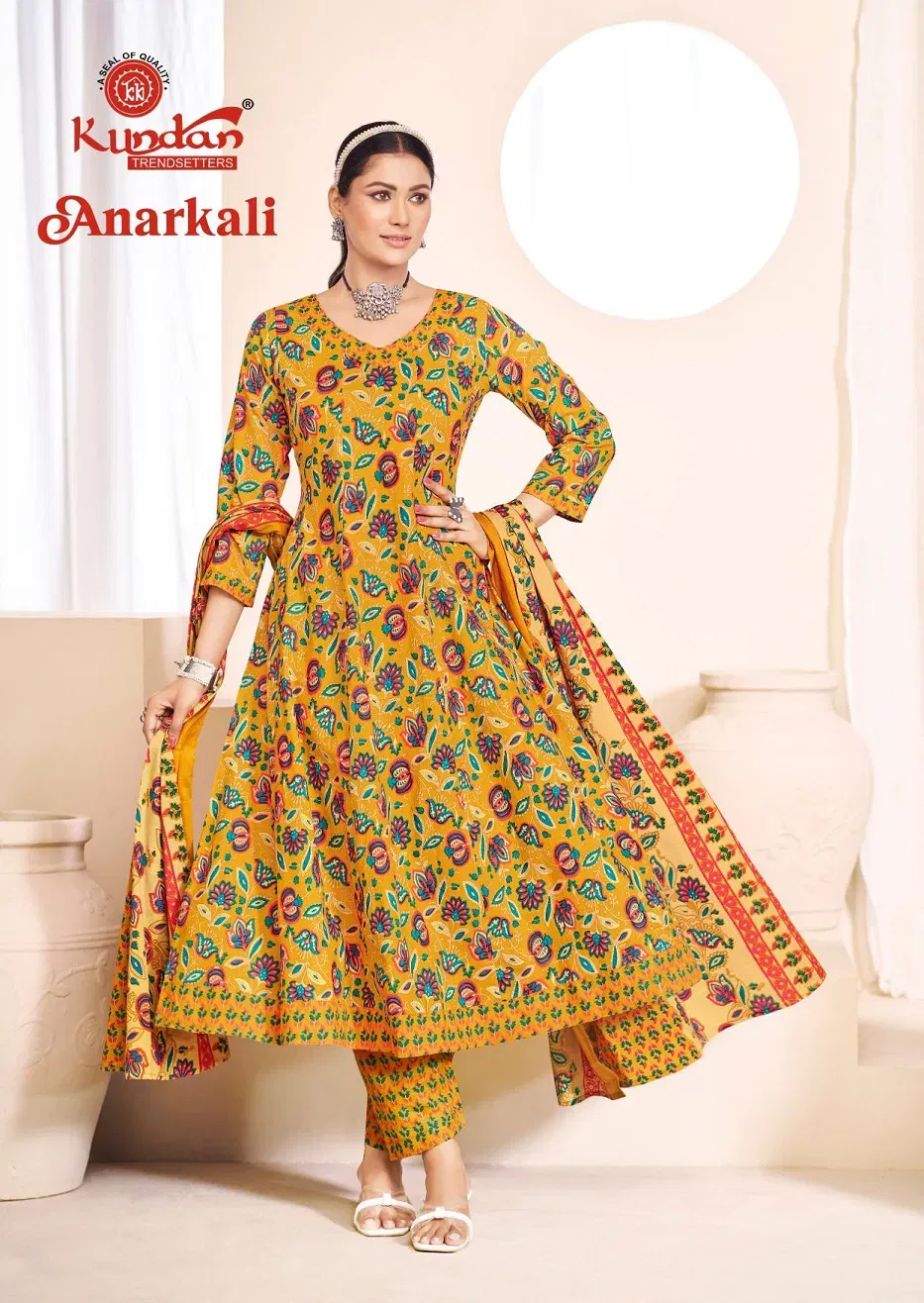 Kundan Anarkali Vol 1 Cotton Anarkali Style Kurti Pant With Dupatta Wholesale 10 Latest Kundan Anarkali Vol 1 Cotton Anarkali Style Kurti Pant With Dupatta Wholesale 2026