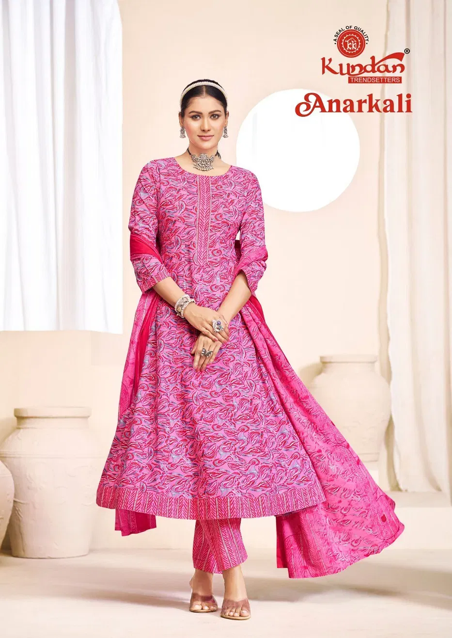 Kundan Anarkali Vol 1 Cotton Anarkali Style Kurti Pant With Dupatta Wholesale 11 Latest Kundan Anarkali Vol 1 Cotton Anarkali Style Kurti Pant With Dupatta Wholesale 2026