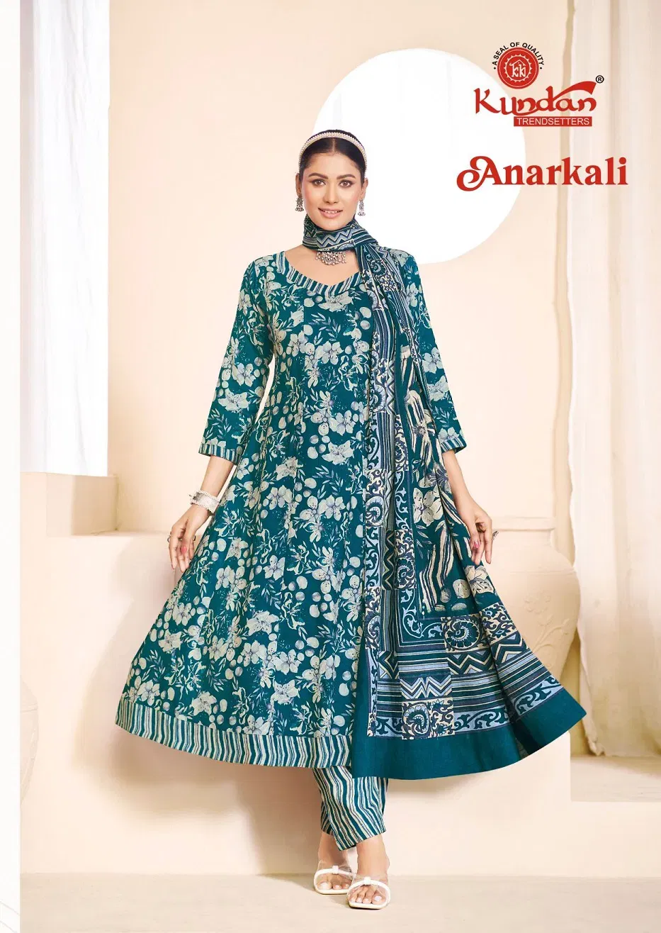 Kundan Anarkali Vol 1 Cotton Anarkali Style Kurti Pant With Dupatta Wholesale 12 Latest Kundan Anarkali Vol 1 Cotton Anarkali Style Kurti Pant With Dupatta Wholesale 2026