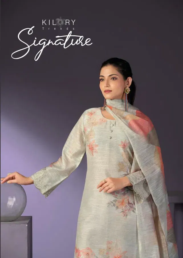 Kilory Signature Bhagalpuri Digital Print With Handwork Salwar Kameez Wholesale