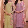 Vinay Kuleesh Pankh Silk Chiffon With Embroidery Salwar Kameez Wholesale