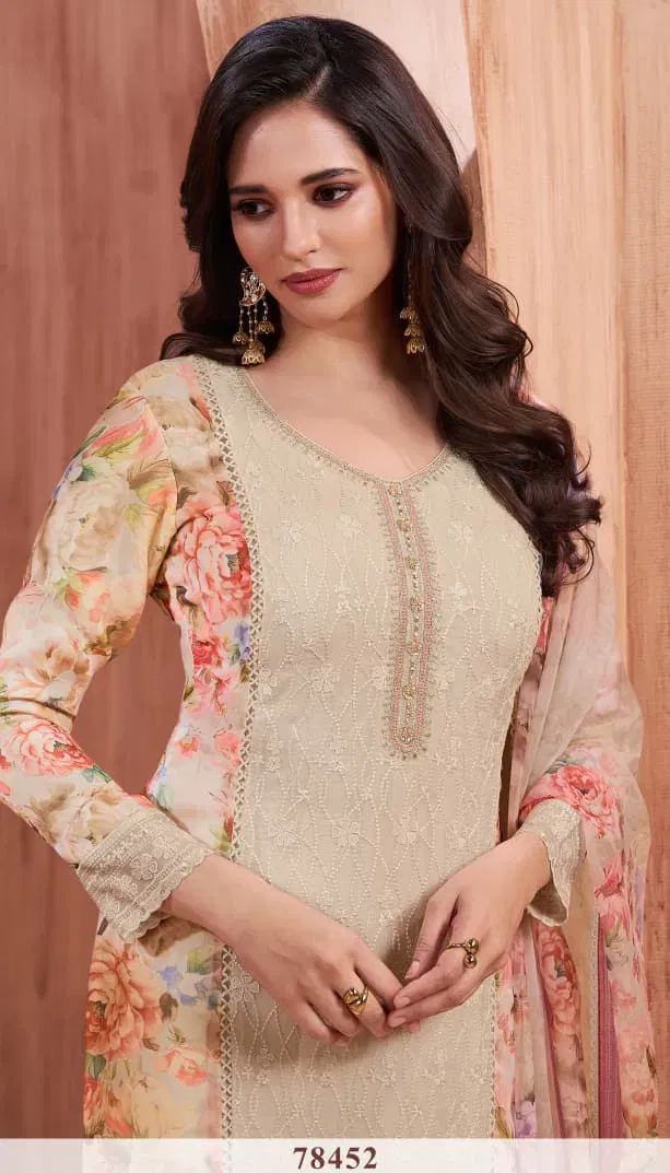 Vinay Kuleesh Pankh Silk Chiffon With Embroidery Salwar Kameez Wholesale 4 Stylish Vinay Kuleesh Pankh Silk Chiffon With Embroidery Salwar Kameez Wholesale 2026