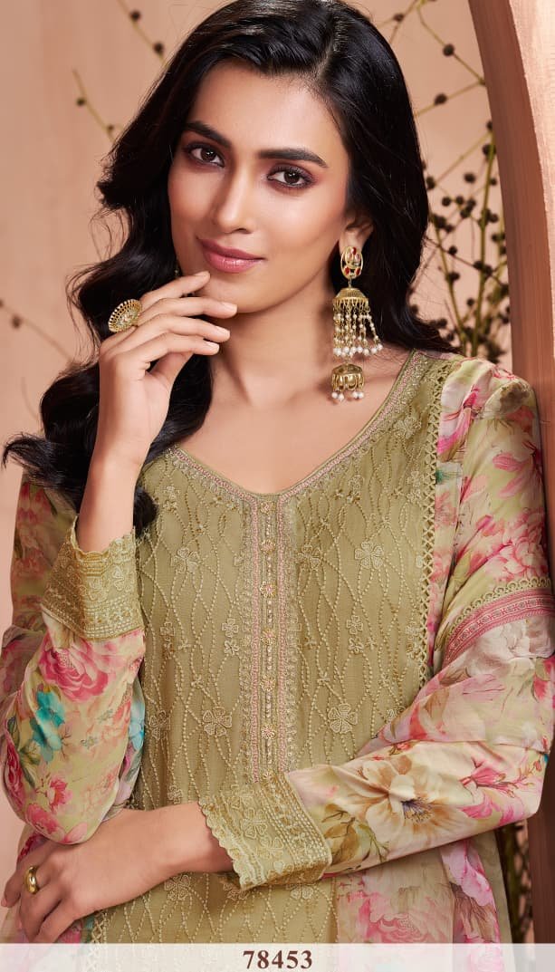 Vinay Kuleesh Pankh Silk Chiffon With Embroidery Salwar Kameez Wholesale 6 Stylish Vinay Kuleesh Pankh Silk Chiffon With Embroidery Salwar Kameez Wholesale 2026