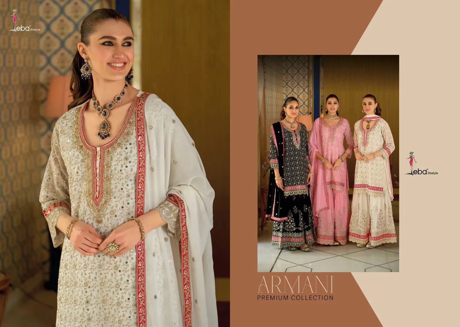 Eba Armani Vol 8 Georgette With Work Designer Salwar Kameez Wholesale 9 Latest Eba Armani Vol 8 Georgette With Work Designer Salwar Kameez Wholesale 2026