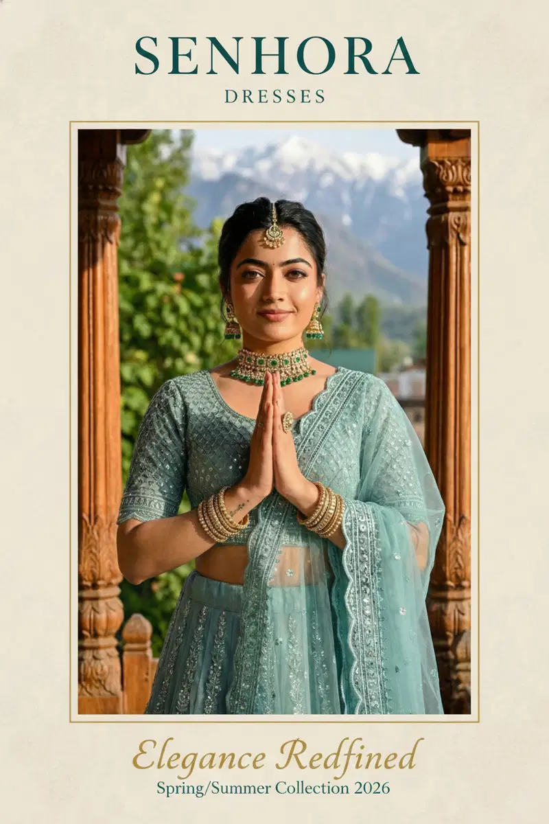 Senhora Summer 7109 And 7110 Butterfly Net Embroidered Lehenga Choli Wholesale