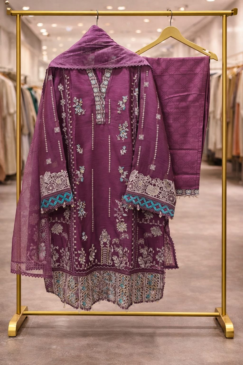 Luxury Pret LPC 326 Sifforn Orgnaza Fabric Pakistani Collection Wholesale 5 Launching Luxury Pret LPC 326 Sifforn Orgnaza Fabric Pakistani Collection Wholesale 2026