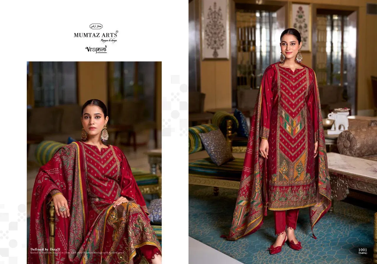 Mumtaz Akshithi Viscose Modal With Printed Handwork Dress Material Wholesale 4 Beautiful Mumtaz Akshithi Viscose Modal With Printed Handwork Dress Material Wholesale 2026