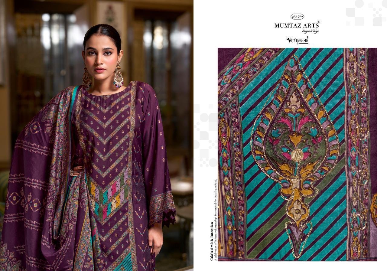 Mumtaz Akshithi Viscose Modal With Printed Handwork Dress Material Wholesale 8 Beautiful Mumtaz Akshithi Viscose Modal With Printed Handwork Dress Material Wholesale 2026
