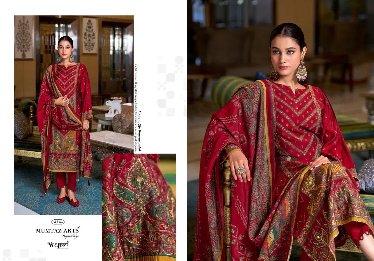 Mumtaz Akshithi Viscose Modal With Printed Handwork Dress Material Wholesale 9 Beautiful Mumtaz Akshithi Viscose Modal With Printed Handwork Dress Material Wholesale 2026