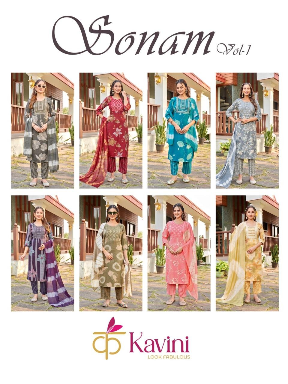 Kavini Sonam Vol 1 Capsule Foil Print Straight Cut Kurti Bottom With Dupatta Wholesale 9 Stylish Kavini Sonam Vol 1 Capsule Foil Print Straight Cut Kurti Bottom With Dupatta Wholesale 2026