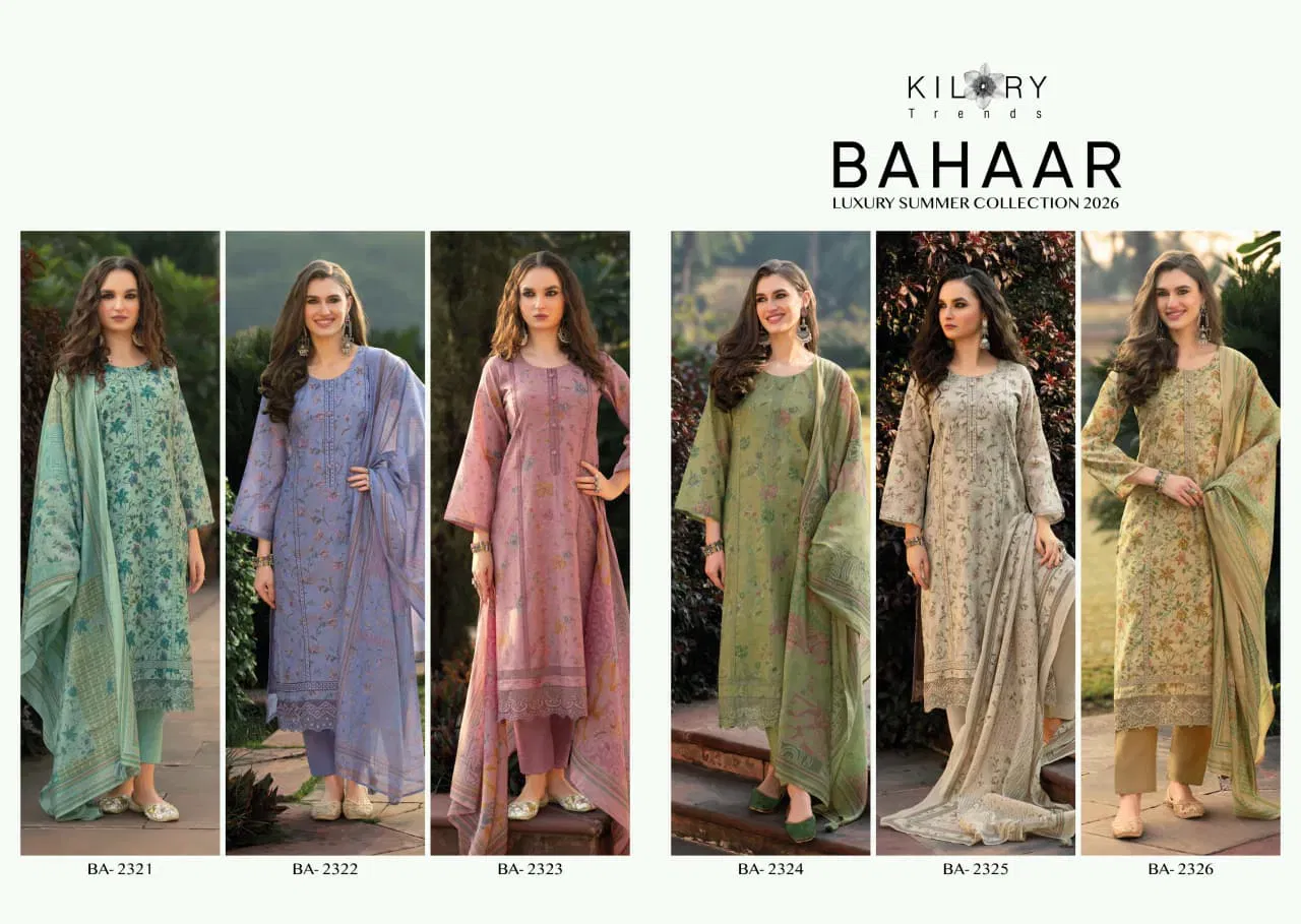 Kilory Bahaar Chanderi Digital Foil Print With Work Salwar Kameez Wholesale 17 Beautiful Kilory Bahaar Chanderi Digital Foil Print With Work Salwar Kameez Wholesale 2026