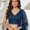 Anjani 2982 Blue Designer Lehenga Choli in Handwork Collection Wholesale