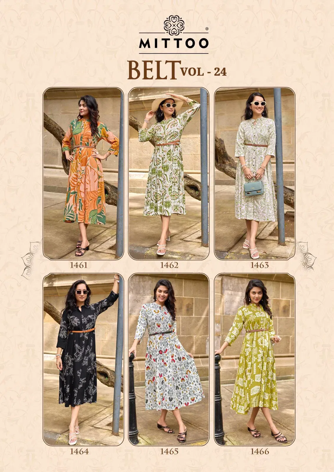 Mittoo Belt Vol 24 Rayon Printed Casual Wear One Piece Collection Wholesale 13 Buy Mittoo Belt Vol 24 Rayon Printed Casual Wear One Piece Collection Wholesale 2026