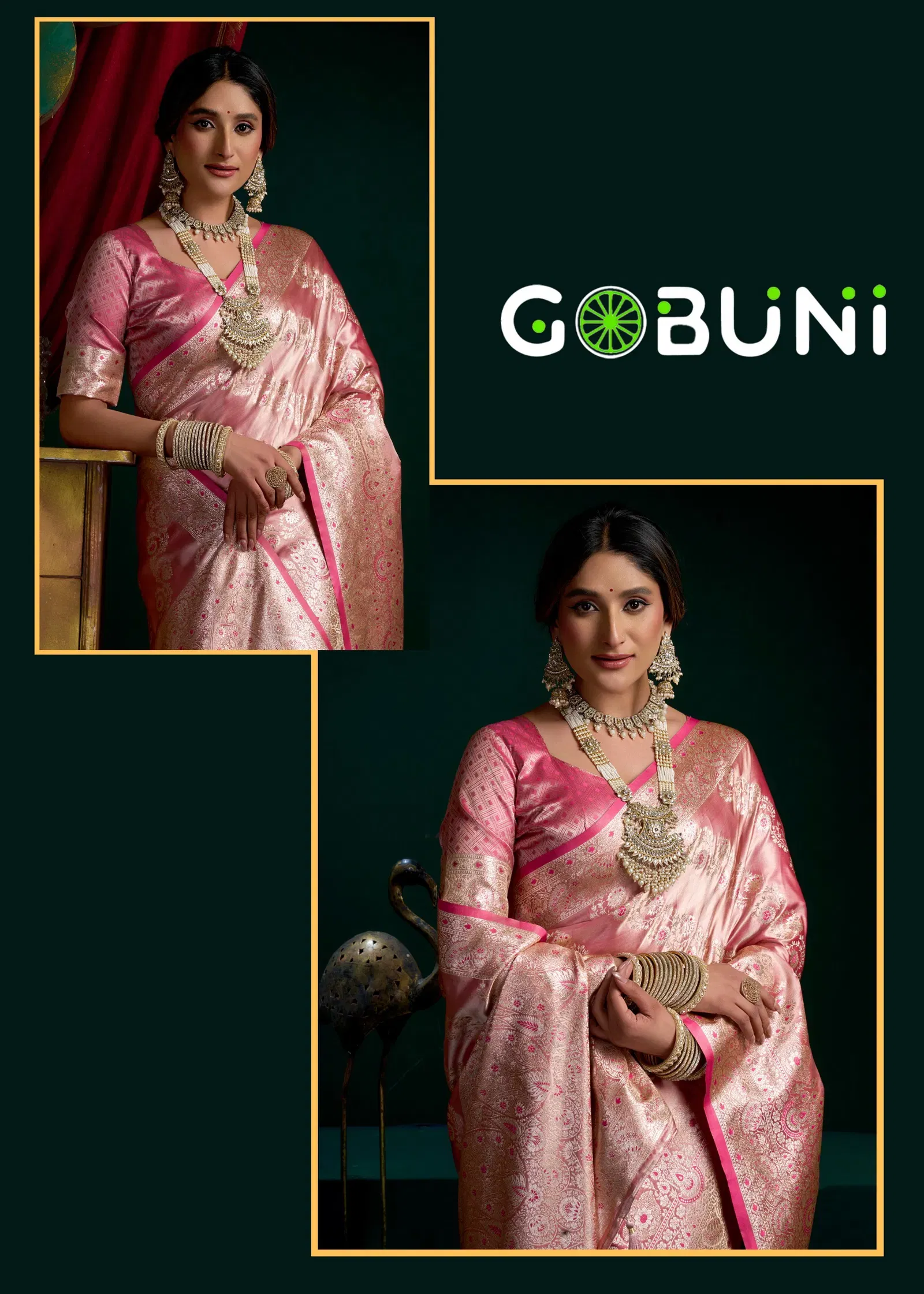 Gobuni Shreemati Satin Silk Fancy Pumpum Pallu Saree Collection Wholesale 8 Stylish Gobuni Shreemati Satin Silk Fancy Pumpum Pallu Saree Collection Wholesale 2026