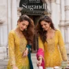 Sayuri Sugandh Viscose Silk With Embroidered Work Top Bottom And Dupatta Collection Wholesale 1 Sayuri Sugandh Viscose Silk With Embroidered Work Top Bottom And Dupatta Collection Wholesale