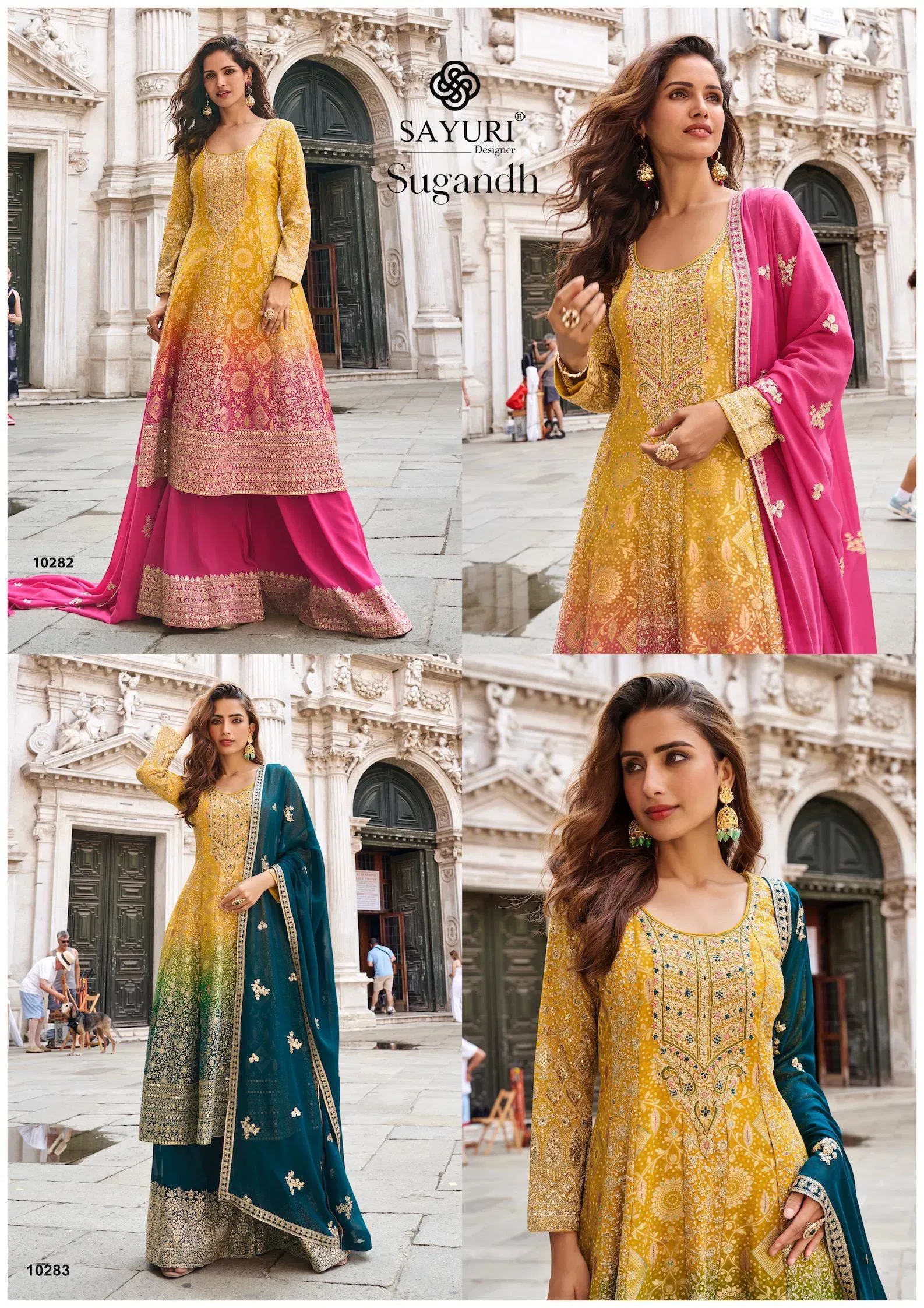 Sayuri Sugandh Viscose Silk With Embroidered Work Top Bottom And Dupatta Collection Wholesale 9 Buy Sayuri Sugandh Viscose Silk With Embroidered Work Top Bottom And Dupatta Collection Wholesale 2026