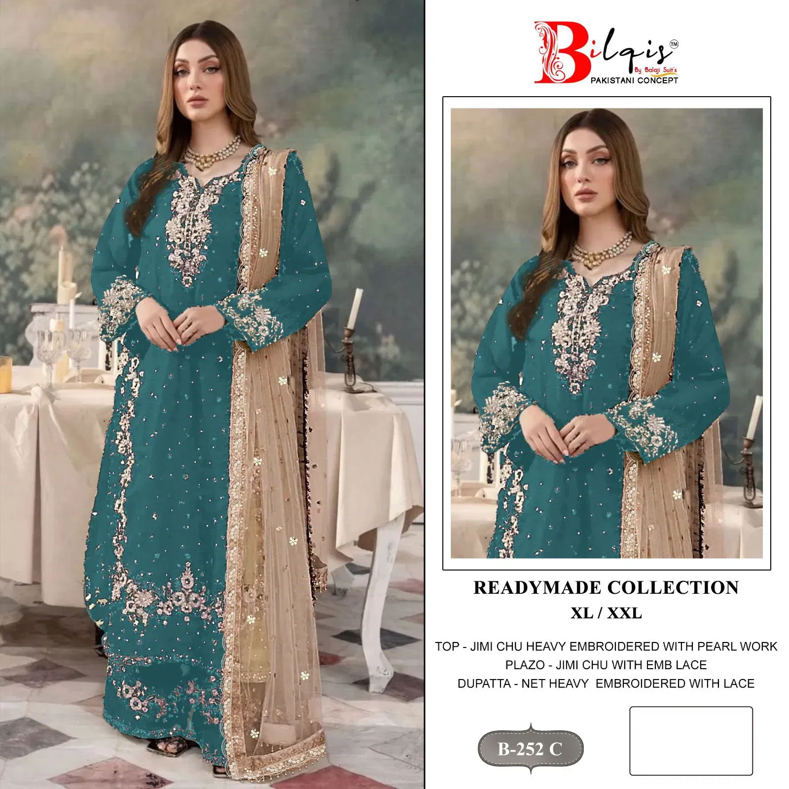 Bilqis B 252 A To D Readymade Jimmy Choo Embroidered Pakistani Suits Collection Wholesale 7 Buy Bilqis B 252 A To D Readymade Jimmy Choo Embroidered Pakistani Suits Collection Wholesale 2026