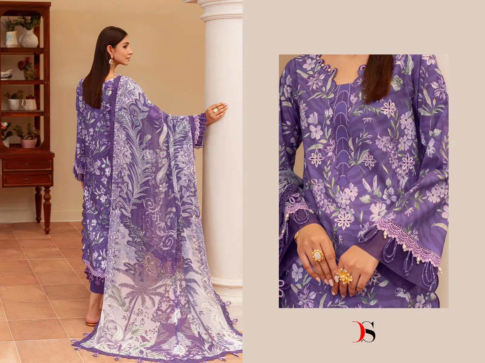 Deepsy Jade Flora Vol 3 Chiffon Dupatta Cotton Pakistani Salwar Kameez Collection Wholesale 7 Latest Deepsy Jade Flora Vol 3 Chiffon Dupatta Cotton Pakistani Salwar Kameez Collection Wholesale 2026